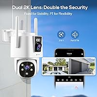 Kittyhok KWDP164 Dual Lens Wireless Security Camera System — image 3
