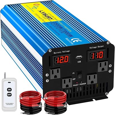 Yinleader 3500W Pure Sine Wave Power Inverter