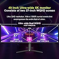 Amzfast 49-Inch Curved Gaming Monitor — image 2