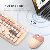 MOWUX Wireless Keyboard and Mouse Combo — image 2