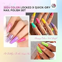 Saviland Quick-Dry Nail Polish Set - 20pcs Neon Rainbow Brights — image 4