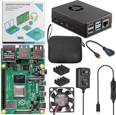 Vilros Raspberry Pi 4 4GB Starter Kit