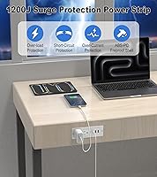 VILONG Drawer Outlet with 4 PD 30W USB Ports & 2 AC Outlets — image 5