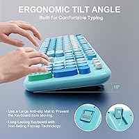 FOPETT Wireless Keyboard and Mouse Combo — image 3