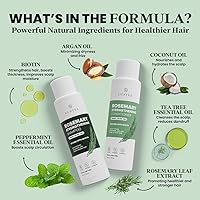 LUSTEL Rosemary Strengthening Volumizing Shampoo and Conditioner Set - 16 Fl Oz Each — image 2