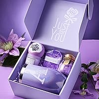 MADDIFY Initial Lavender Spa Gift Basket Set — image 2