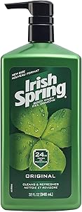 Irish Spring Men's Body Wash Pump, Original - 32oz