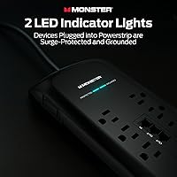 Monster Power Surge Protector 4,050 Joules 8 Outlets with USB-A & USB-C — image 5