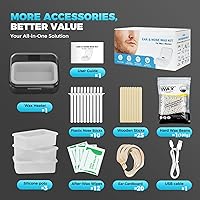 FullWoyi Nose Wax Kit Men with Adjustable LED Display — image 9