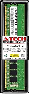A-Tech 16GB DDR4 2400 MHz UDIMM RAM