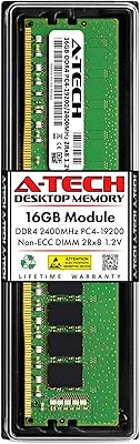 A-Tech 16GB DDR4 2400 MHz UDIMM RAM