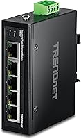 TRENDnet TI-E50 5-Port Industrial Fast Ethernet DIN-Rail Switch — image 1