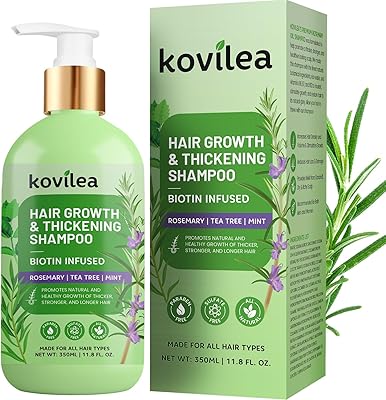 Kovilea Rosemary & Biotin Hair Growth Shampoo 10.1oz