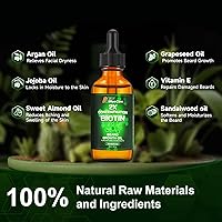 NEWBLUECARE Beard Growth Oil 2 Fl.Oz Sandalwood — image 3