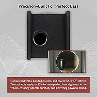 Rockville RV8.1A 8″ Loaded Car Subwoofer Enclosure with Mono Amplifier — image 4