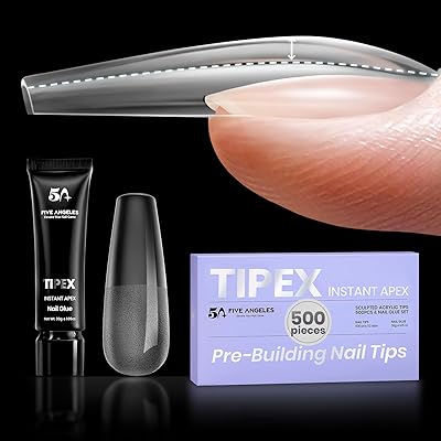 Five Angeles Tipex Instant Apex Gel Nail Tips Kit