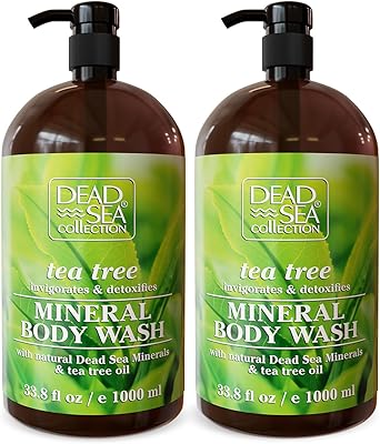 Dead Sea Collection Tea Tree Body Wash, 67.6 fl. oz (2-Pack)