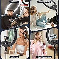 MACTREM 22-inch Ring Light with Stand — image 4