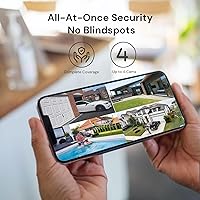 Yeewise YKW44 WiFi6 Solar Security Camera 4-Cam Kit — image 7