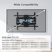 MOUNTUP MU0096 Full Motion TV Wall Mount for 50-110 inch TVs — image 3