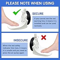 CWD&SQH Shower Foot Rest for Shaving Legs with Industrial Suction Cup, White — image 6