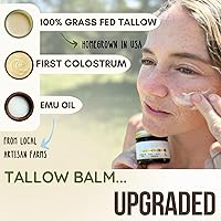 Wild Gold Tallow 100% Grass Fed Tallow Balm with Colostrum & Emu Oil, 2oz — image 2