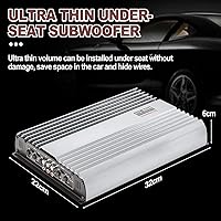 Yae 3200W 12V 4 Channel Car Amplifier — image 2