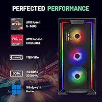 Skytech Gaming Nebula Desktop PC, Ryzen 5 5500, RX 6500XT, 16GB RAM, 1TB SSD — image 7