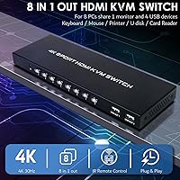 TCNEWCL 8 Port HDMI KVM Switch — image 3