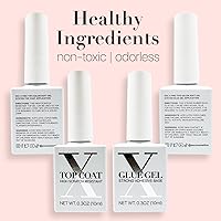 SXC Cosmetics French Tip Press On Nails XS Square ST113KIT — image 9