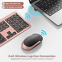 seenda Rechargeable Wireless Keyboard & Mouse Combo — image 5