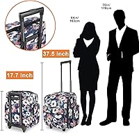 YOREPEK Rolling Craft Bag 40L — image 5