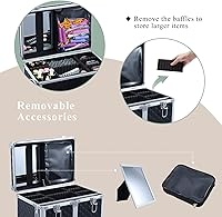 Adazzo Professional Makeup Artist Rolling Train Case — image 4