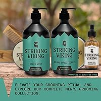 Striking Viking Beard Wash & Conditioner - 20 fl oz, Peppermint & Eucalyptus — image 5