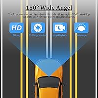 NHOPEEW Dash Cam Front and Rear 1080P — image 3