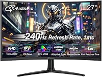 ArcticPro 27-inch 240Hz Curved Gaming Monitor — image 1
