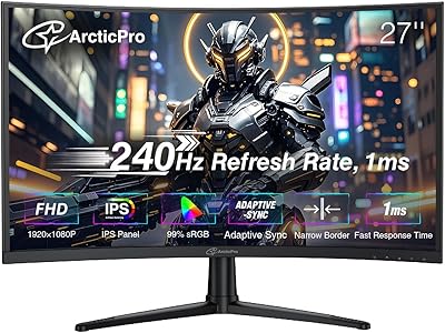 ArcticPro 27-inch 240Hz Curved Gaming Monitor