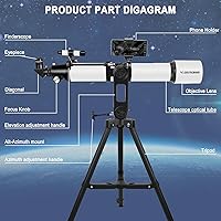 CELTICBIRD 90700 90mm Refractor Telescope — image 4