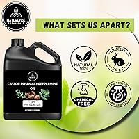 Naturevibe Botanicals Castor Oil with Rosemary and Peppermint Oil 32oz — image 5