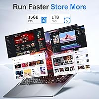 NIAKUN NiaBook 16-inch Laptop, 16GB RAM, 1TB SSD, Intel 13th Gen Celeron N150 — image 8