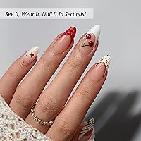 BTArtbox 3D Cherry Almond Press On Nails - Pinky Swear — image 2