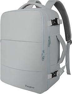 Taygeer Carry On Backpack for Men Women, 17.3-inch Laptop Backpack Review