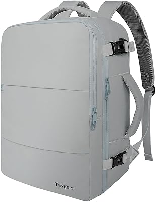 Taygeer Carry On Backpack for Men Women, 17.3-inch Laptop Backpack