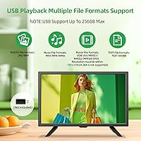 Jexiop 20-inch 1080P HD TV — image 6