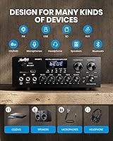 Moukey MAMP1 Stereo Receiver with Bluetooth 5.0 — image 2