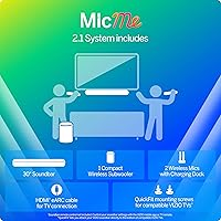 VIZIO MicMe 2.1 Karaoke Soundbar SK210X-0805 — image 3