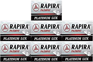Rapira Platinum Lux Double Edge Razor Blades - 35 Blades Review