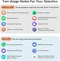 EURANS Smart Watch No App/Phone Required, 1.85″ Display — image 5