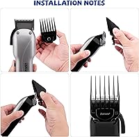 Anrom Magnetic Clipper Guards 10PCS for Andis Master Clippers — image 6