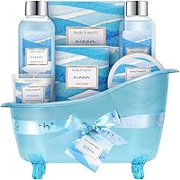 BODY & EARTH Ocean Gift Basket 7-Piece Bath Set — image 1